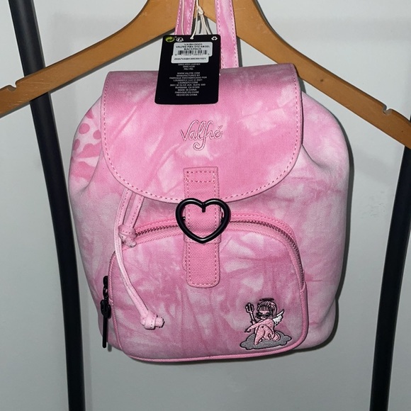 Dolls Kill Bags Rare Loungefly X Valfr Collab Pink Acid Wash Denim